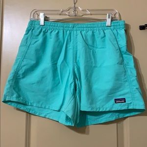 Teal 5” Patagonia Baggies
